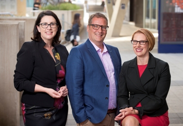 Professor Fiona Arney, Associate Professor Tim Moore and Professor Leah Bromfield.