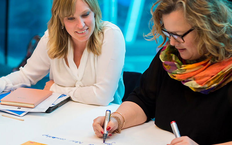 Image of UniSA staff interacting