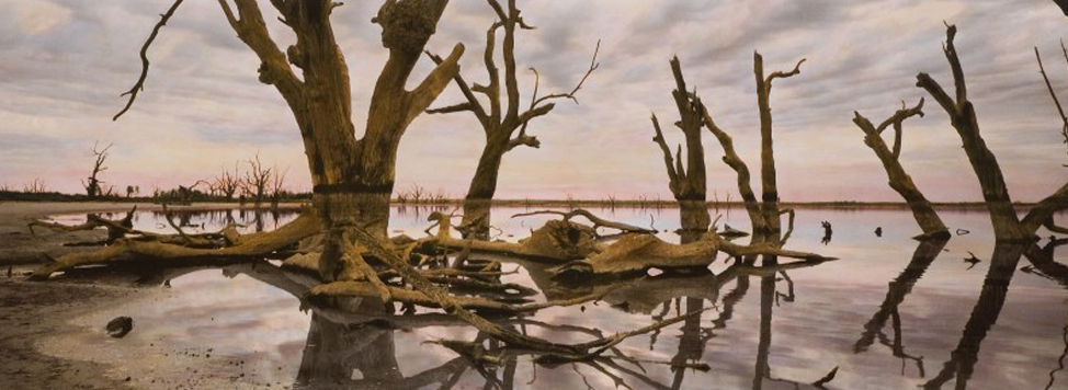 Campsite, Nookamka Lake II (2008) by Nici Cumpston