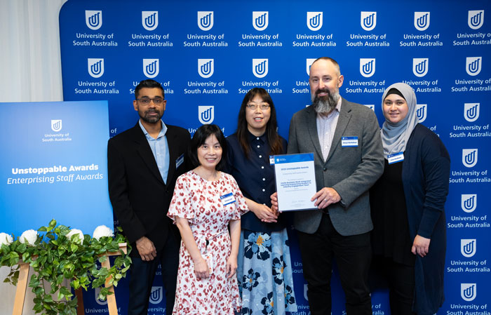 UniSA Business Work Integrated Learning Enterprising Student to Industry Engagement Team | UniSA Business