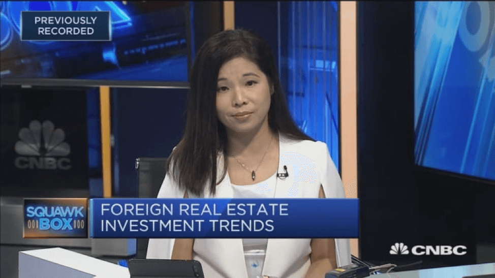 Carrie being interviewed as an expert on CNBC&rsquo;s Squawk Box Asian
