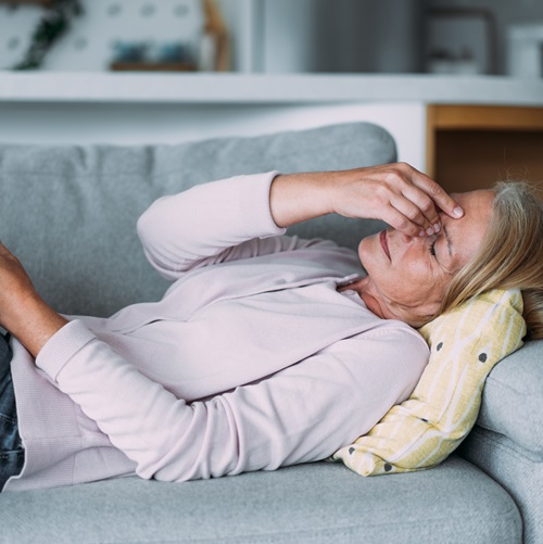 Woman suffering with chronic pain. Getty Images