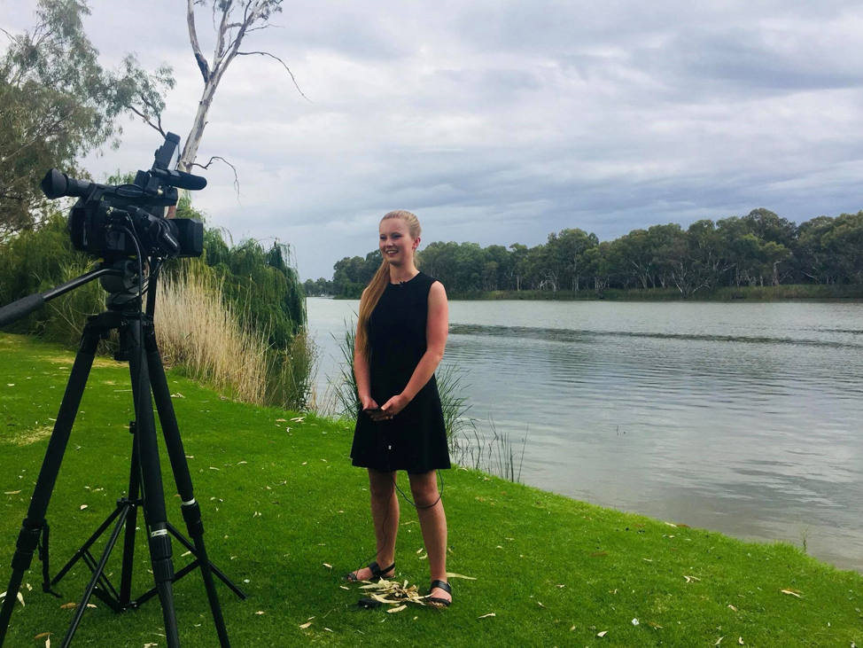Brittany covering the news from SA&rsquo;s Riverland