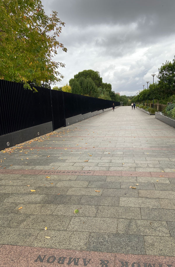 The ANZAC Centenary Memorial Walk includes nurses and quartermasters, not just the traditional warrior. Dr Brad West says: “There are no names of dead. It is not only those that paid the ultimate sacrifice that are identified. This is part of the politics of recognition that's more inclusive and moves away from traditional, heroic kind of portrayals.”