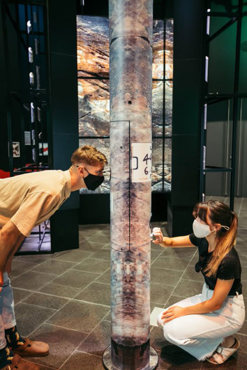 Visitors exploring the Underground exhibit at MOD. Credit: Sia Duff.