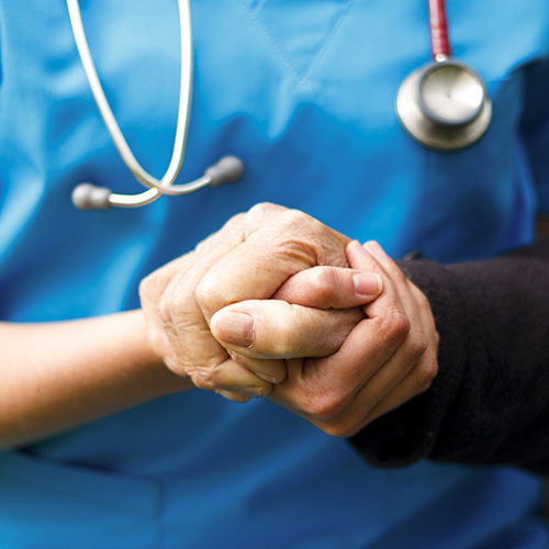 Hands - doctor and patient