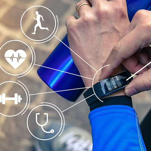 Health data showing on Fitbit