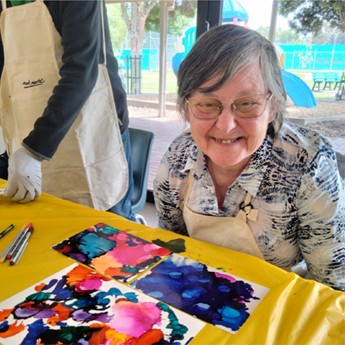 Art program participant - Tricia