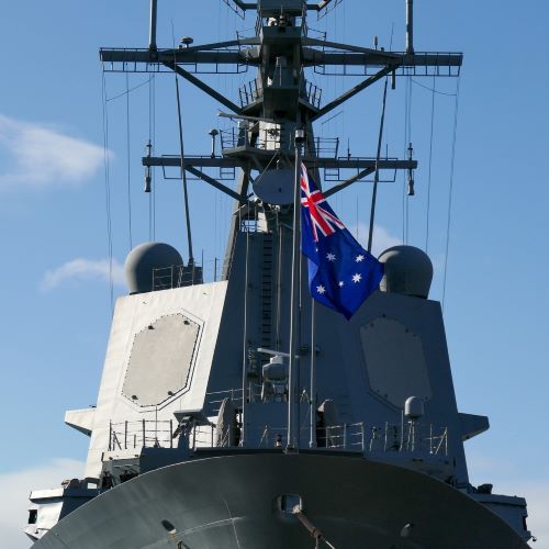 Australian warship