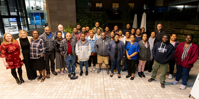 2.	Almost 30 students from PNG are in Adelaide undertaking UniSA&rsquo;s Graduate Certificate in Leadership as part of the Australia Awards PNG program.