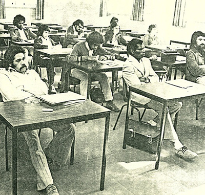 Students in a UniSA antecedent institution's Aboriginal Task Force program, 1973.
